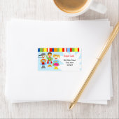 Superhero Super Hero Retouradreslabels Etiket (Insitu)