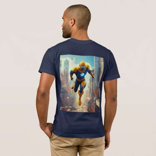Superhero T-shirt (Achterkant volledig)