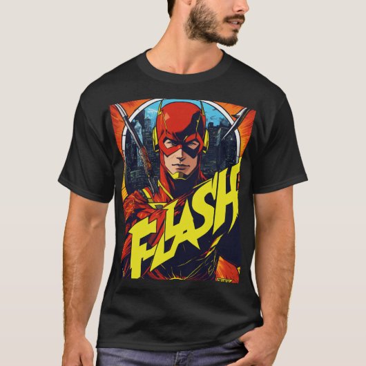 Superhero T-Shirt Design – Vetgedrukte en dynamisc (Voorkant)