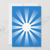 Superhero Thema Kinderen Verjaardagsfeest Kaart (Achterkant)