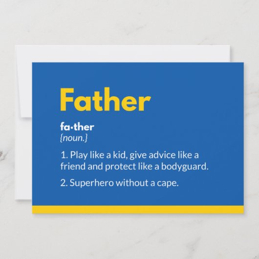 Superhero vaderdag kaarten Superdad (Voorkant)