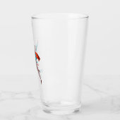 Superhero vaderdag matglazen biermok glas (Links)