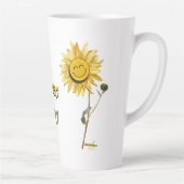 Superhero White Latte Mok door Poet Adiela Akoo (Rechts)