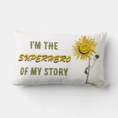 Superhero Wit Sierkussen van Dichteres Adiela Akoo Kussen (Achterkant)