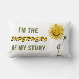 Superhero Wit Sierkussen van Dichteres Adiela Akoo Kussen