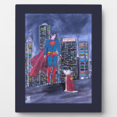 Superheroes Best Friend Painting by Alfred Fox Fotoplaat (Voorkant)