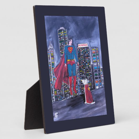 Superheroes Best Friend Painting by Alfred Fox Fotoplaat (Zijkant)