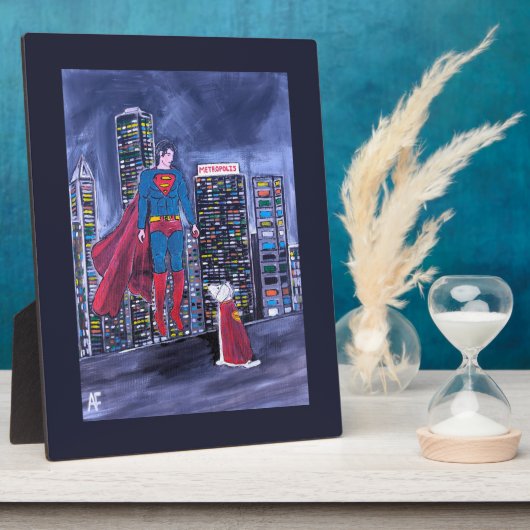 Superheroes Best Friend Painting by Alfred Fox Fotoplaat (Zijkant)