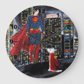 Superheroes Best Friend Painting by Alfred Fox Grote Klok (Voorkant)