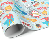 Superheroes Cadeaupapier (Rol Hoek)