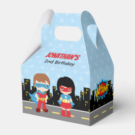 Superheroes Favor Box (Kinderen van Birthday Favor Bedankdoosjes