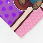 Superheroes Gopher Prints Fleece Deken (Hoek)