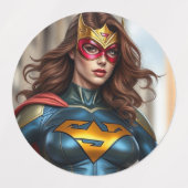 SuperHeroes Labels (Design 2)