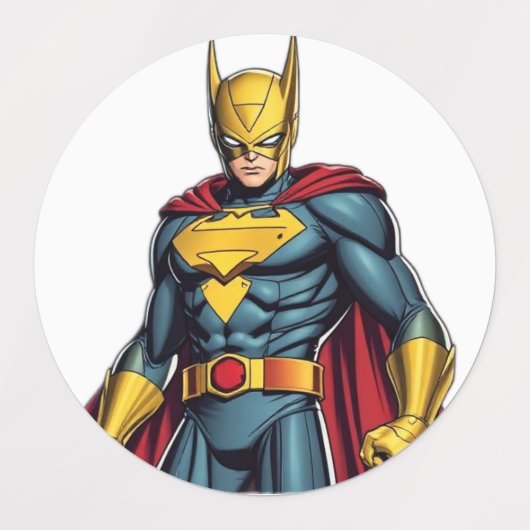 SuperHeroes Labels (Design 1)
