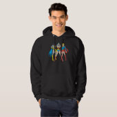 Superheroïne Pose Hoodie (Voorkant volledig)