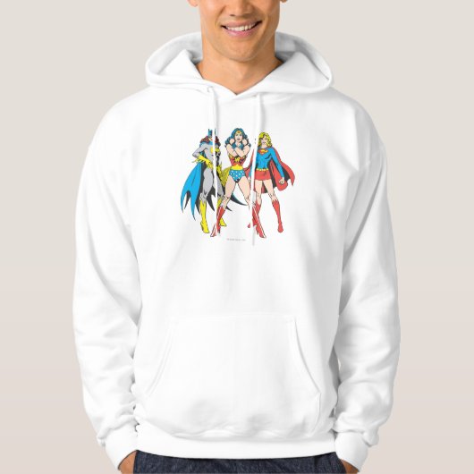 Superheroïne Pose Hoodie (Voorkant)