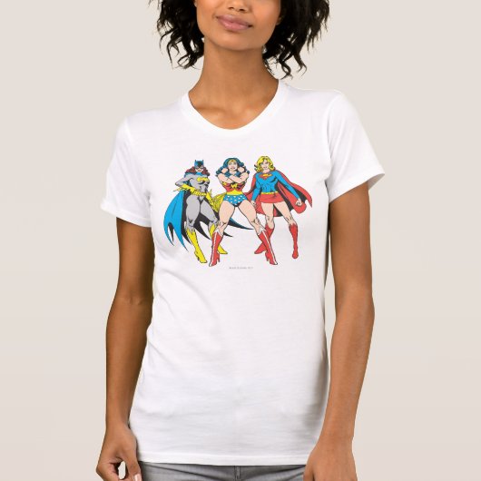 Superheroïne Pose T-shirt (Voorkant)
