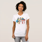 Superheroïne Pose T-shirt (Voorkant volledig)