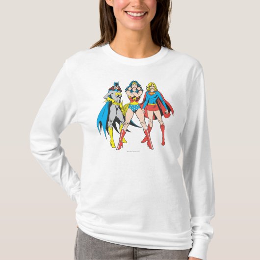 Superheroïne Pose T-shirt (Voorkant)