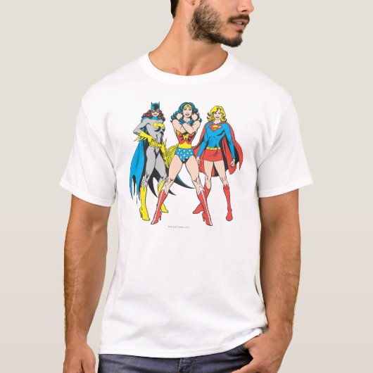 Superheroïne Pose T-shirt (Voorkant)