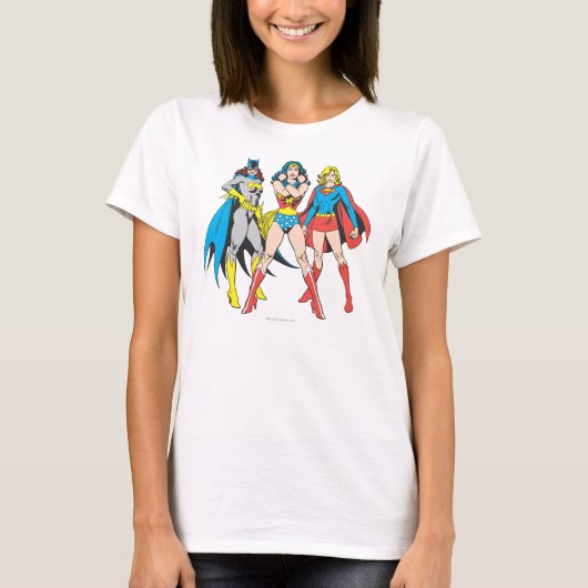 Superheroïne Pose T-shirt (Voorkant)