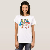 Superheroïne Pose T-shirt (Voorkant volledig)