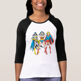 Superheroïne Pose Tri-Blend Shirt