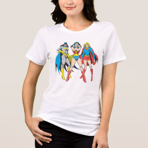 Superheroïne Pose Tri-Blend Shirt