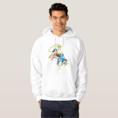 Superheroïnelep Hoodie (Voorkant volledig)