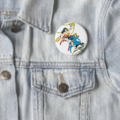 Superheroïnelep Ronde Button 5,7 Cm (In situ)