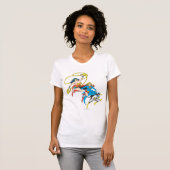 Superheroïnelep T-shirt (Voorkant volledig)