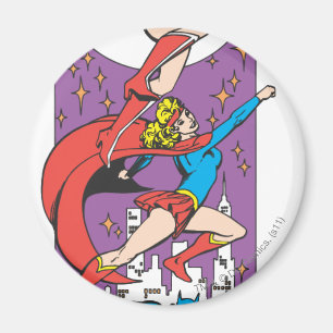 Superheroïnen in actie magneet
