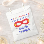 Superheros Party Super bedankt Bedankzakje (Geknipt)