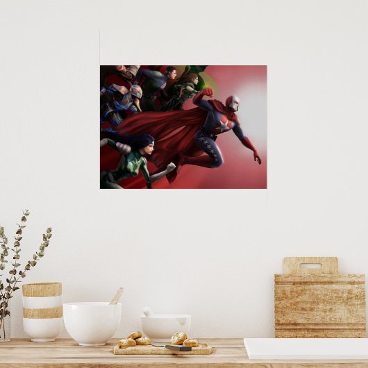 Superheros-Poster Poster (Keuken)