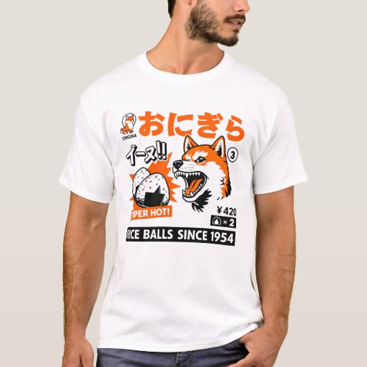 Superhete Oni Rijst T-shirt (Voorkant)