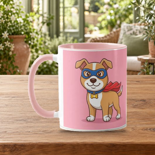 Superhond Held Roze Combo Mok
