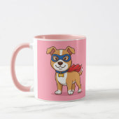 Superhond Held Roze Combo Mok (Links)