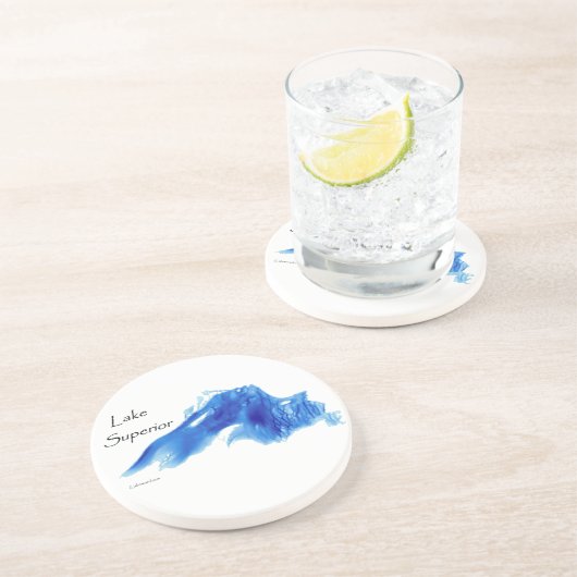 Superieur InDepth-meer Zandsteen Onderzetter (Zijkant)