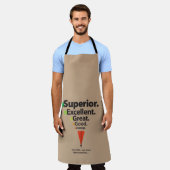 Superieur, Uitstekend, Geweldige Vlekken Schort (Gedragen)