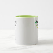 Superieur, Uitstekend, Geweldige Vlekken Tweekleurige Koffiemok (Center)