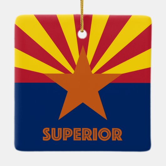 Superieure AZ Keramisch Ornament (Achterkant)