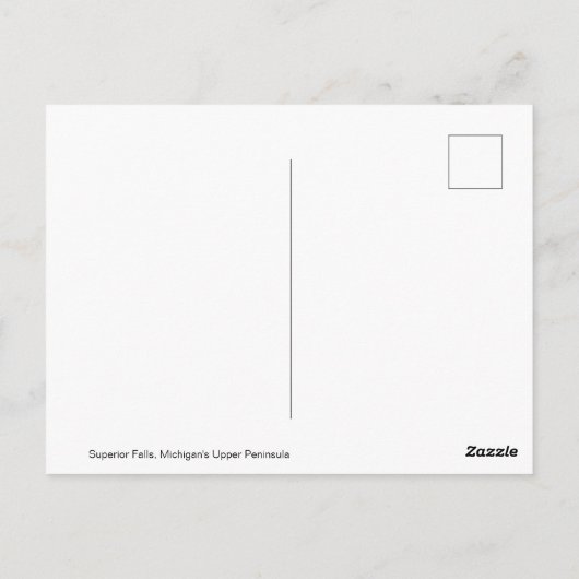 Superieure Herfsten Michigan's Bovenste schiereila Briefkaart (Achterkant)