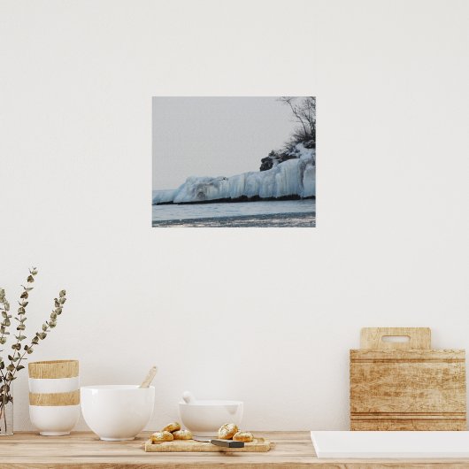 Superieure ijsdruk poster (Keuken)