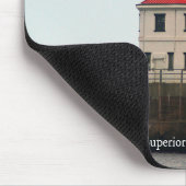 Superieure puntlichtmousepad muismat (Hoek)