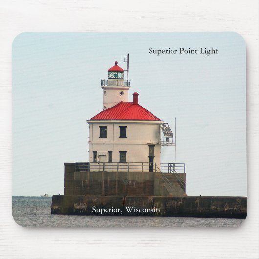 Superieure puntlichtmousepad muismat (Voorkant)