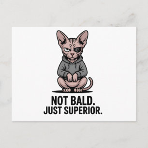 Superieure Sphynx Kat Houding Illustratie Feestdagenkaart