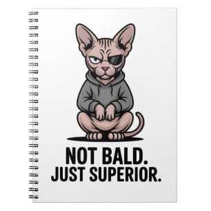 Superieure Sphynx Kat Houding Illustratie Notitieboek