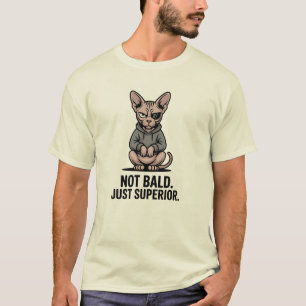 Superieure Sphynx Kat Houding Illustratie T-shirt