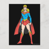 Superigirl Stands Briefkaart (Voorkant)