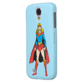 Superigirl Stands Case-Mate Samsung Galaxy Hoesje (Achterkant Links)